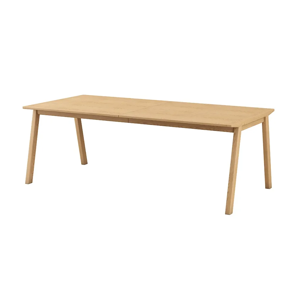 SM143 Dining table 100x209-305 cm Oak Natural oiled