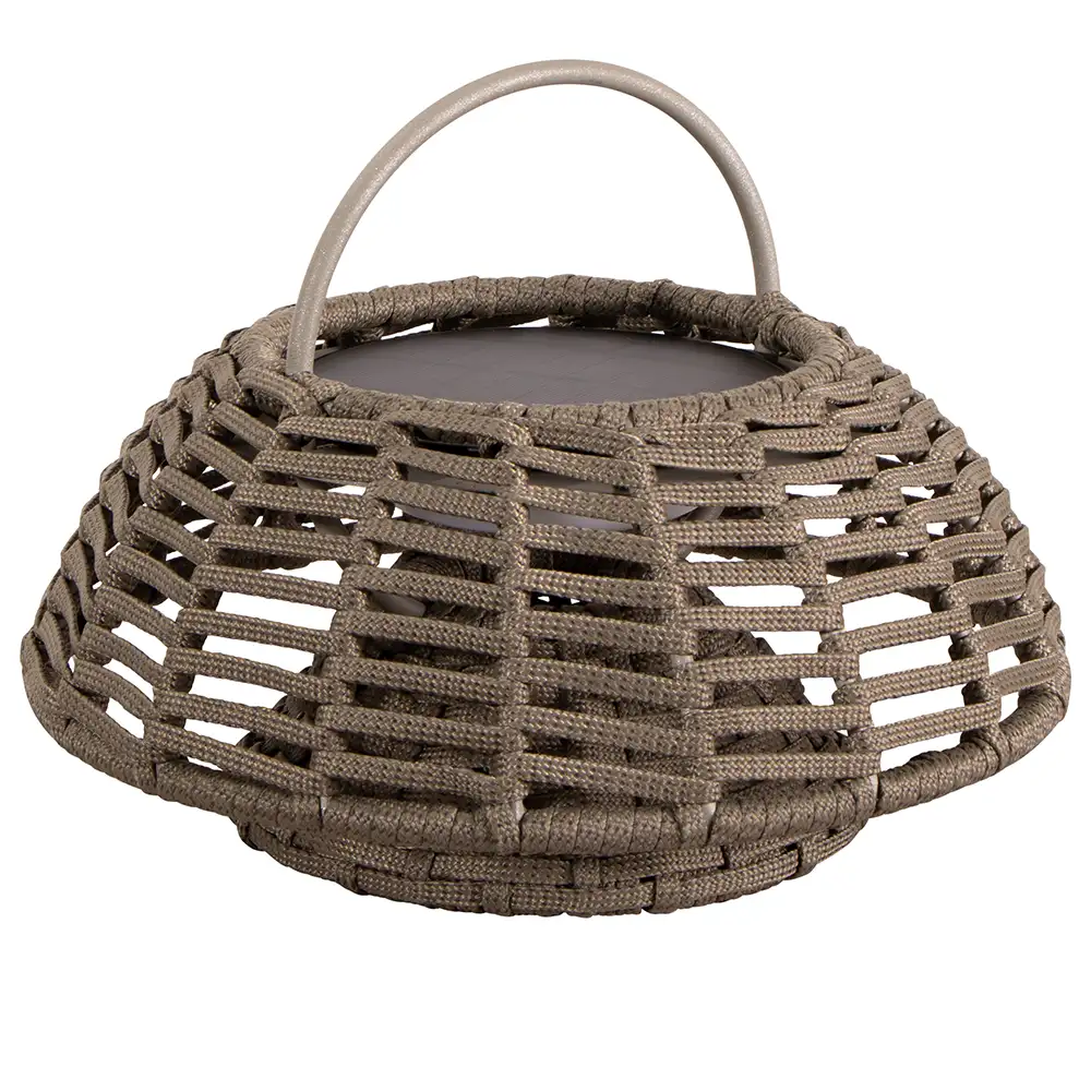 Illusion lamp w/suspension Taupe, Soft Rope