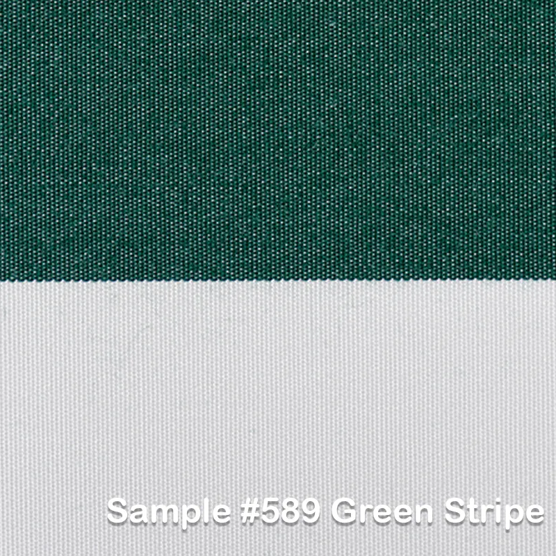 Fortello 300x300 cm parasol alu Cat.5 589 Green Stripe