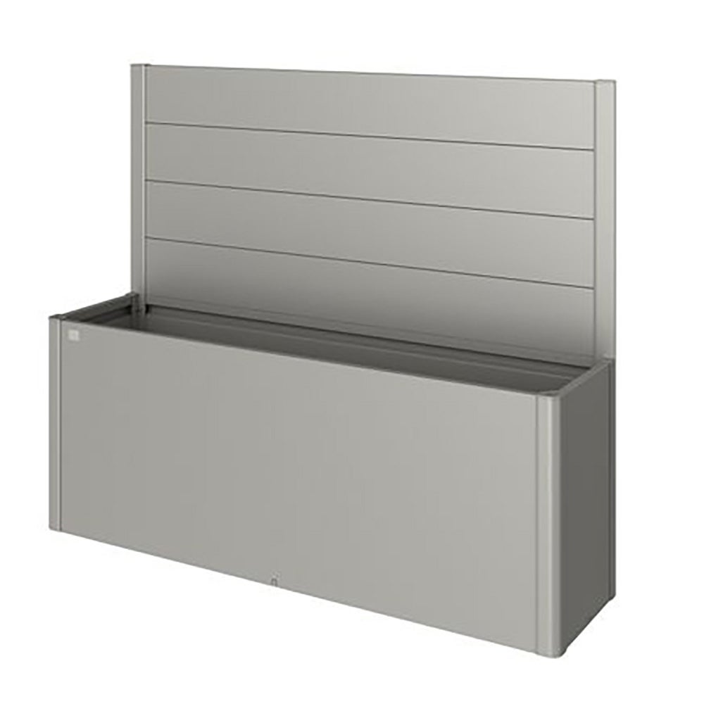 Screen for growing bed 4x1 m metal Quarts gray