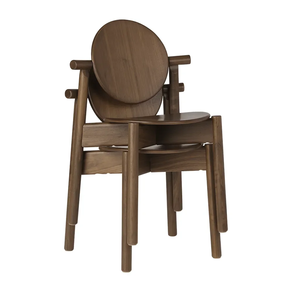 Dining Chair in Walnut Heiko