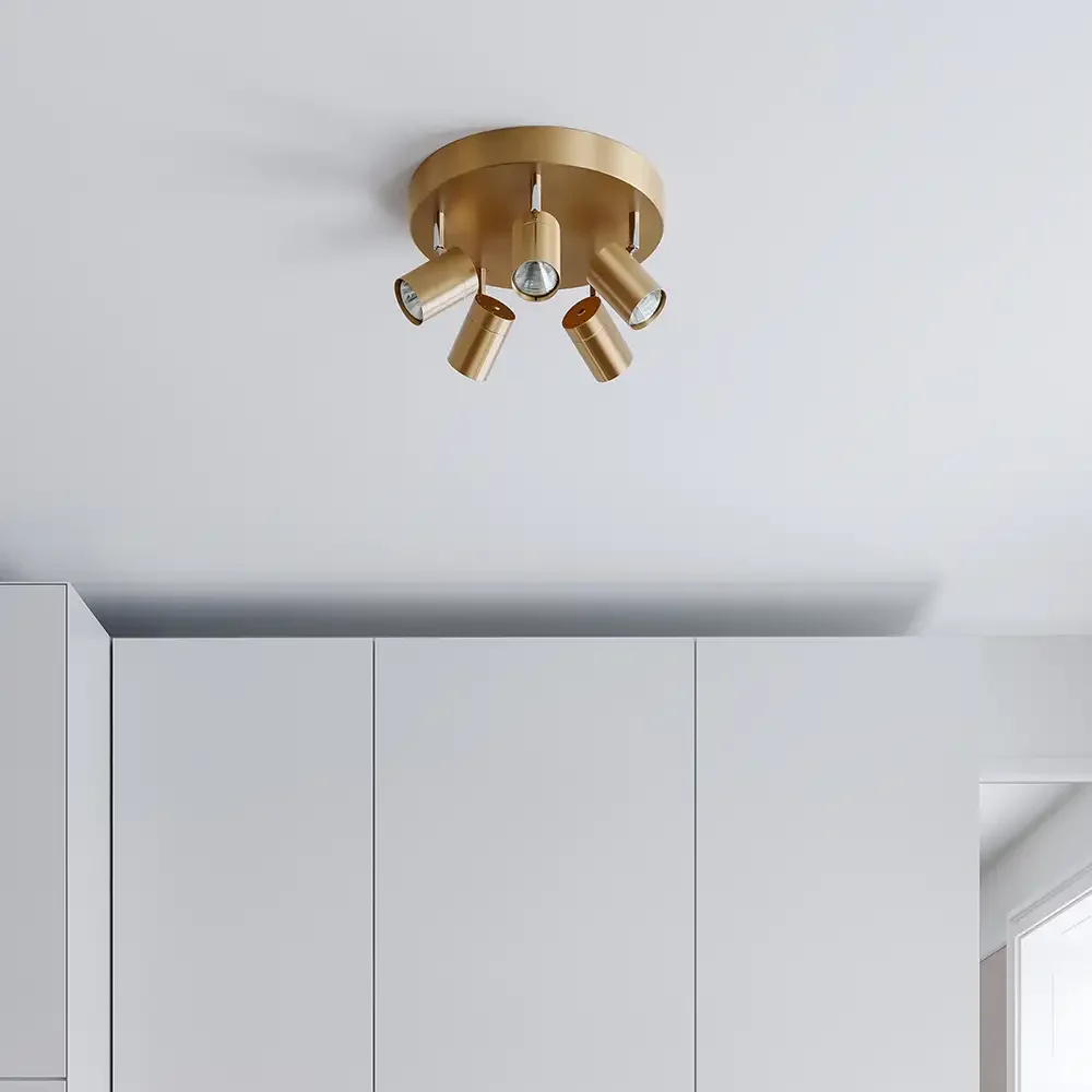 Correct ceiling spotlight 5-low Gold