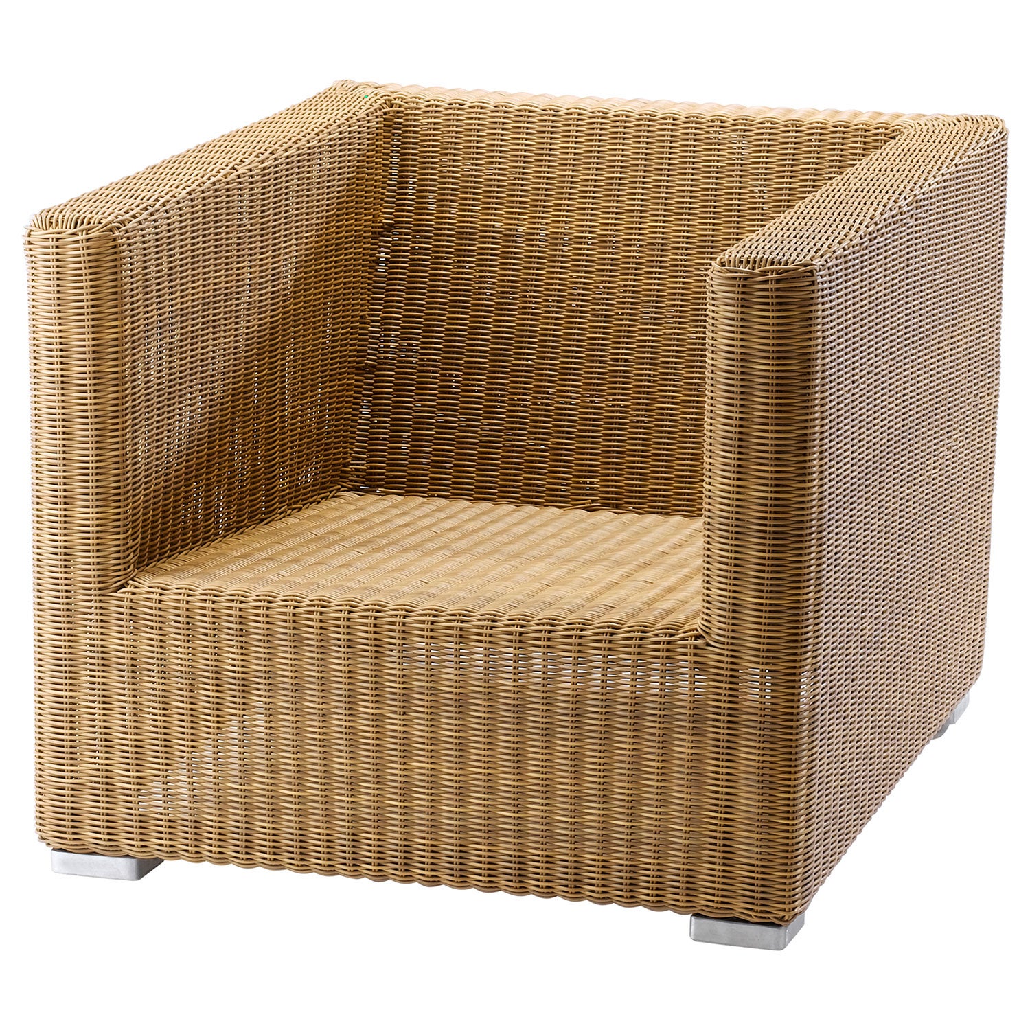 Chester Lounge Armchair Natural Rattan