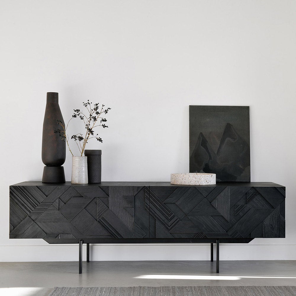 Graphic TV cupboard 45x160 cm