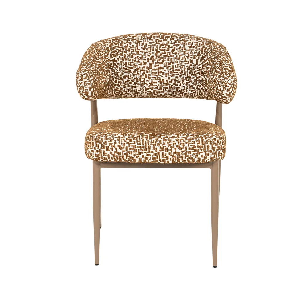 Dining Chair Miso Brown with armrest