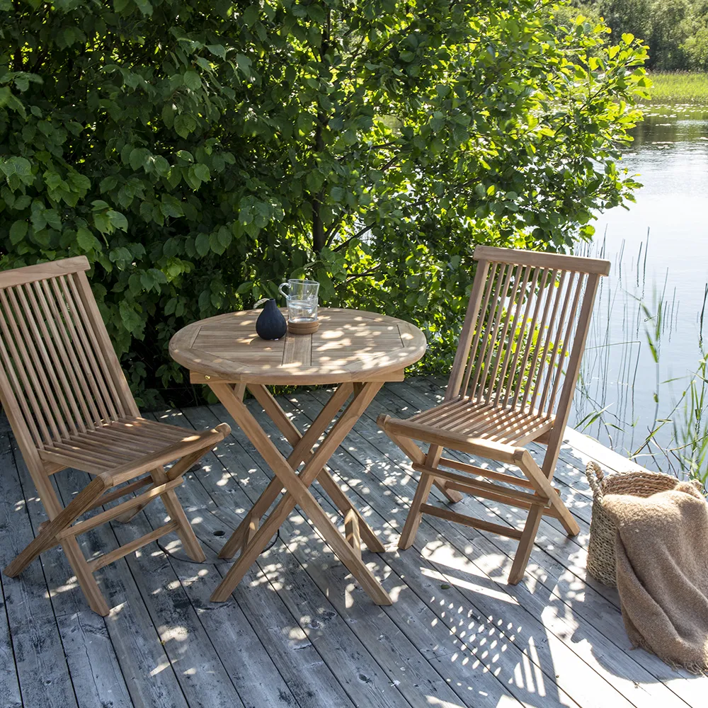 Kenya Coffee table Ø70 cm Teak