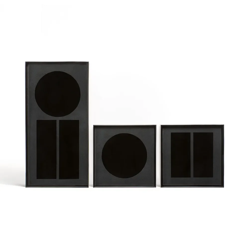 Desk organizer walnut 33x33 cm