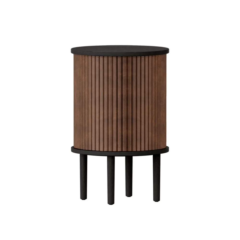 Audacious Side Table Black Oak/Hazelnut