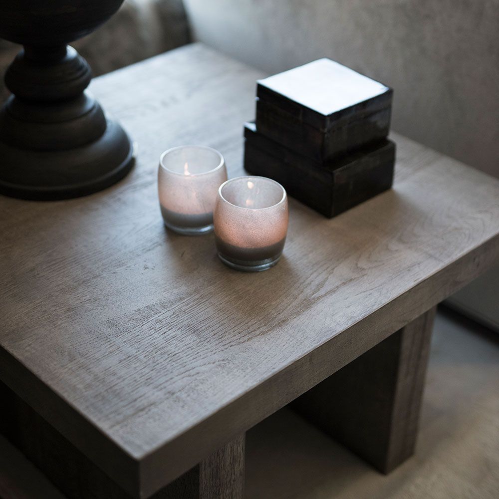 Plinth Coffee table 75X75 Grey