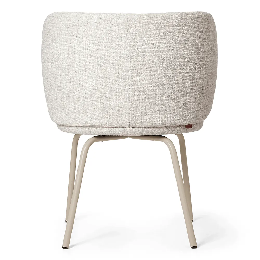 Rico Dining chair Cashmere Bouclé - Off-white