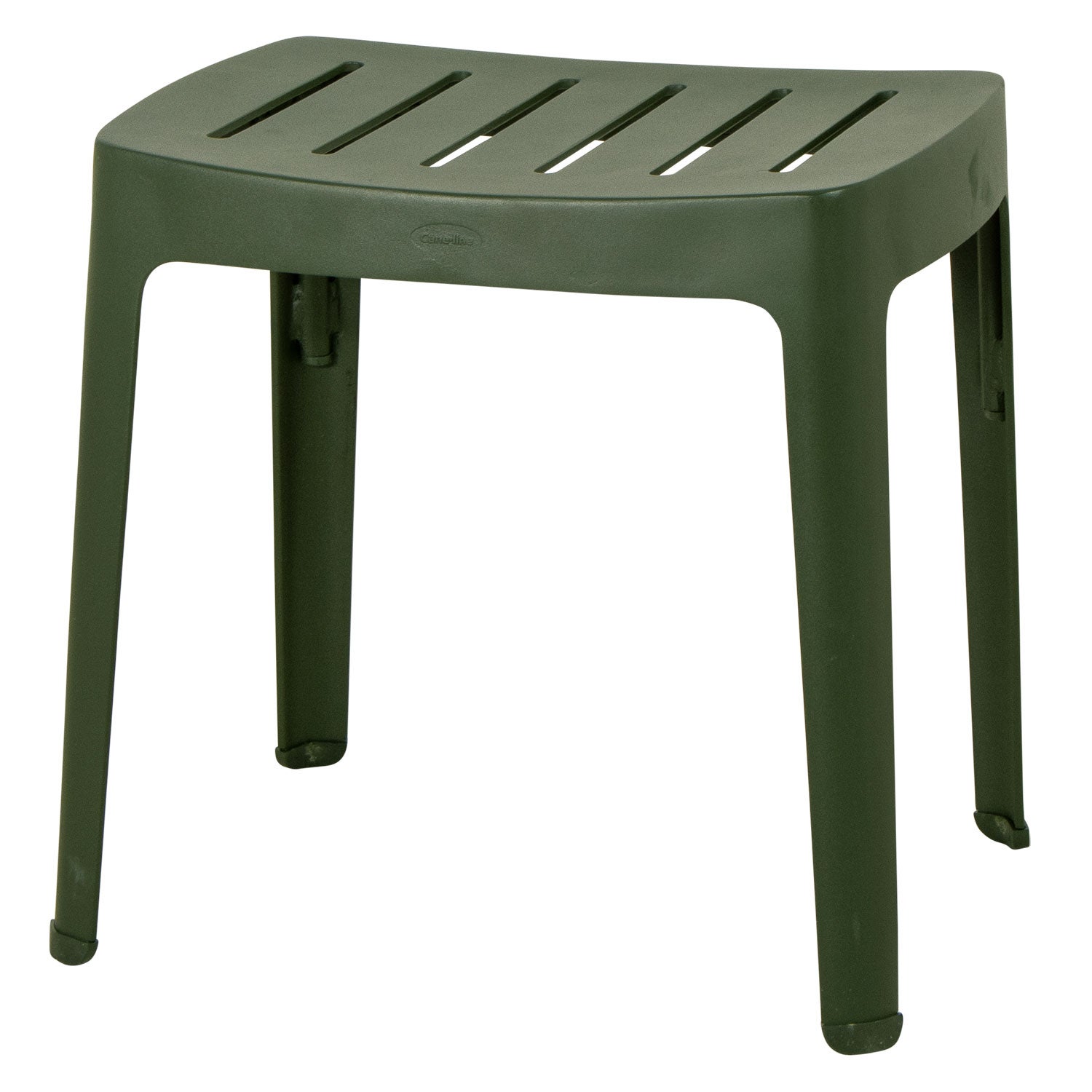 Cut Stool Dark Green Aluminium