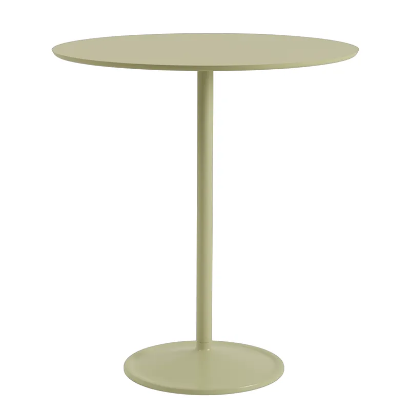 Soft bar table 95 cm - Beige Green Laminate Beige Green
