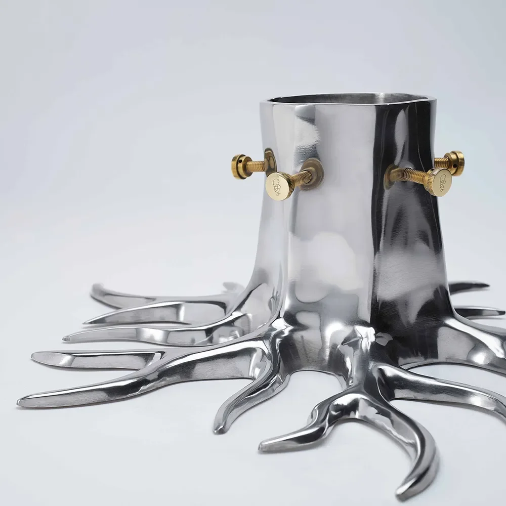 Christmas tree base Silver