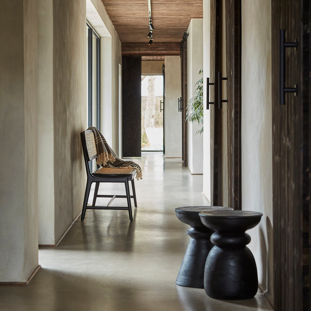  PORTLAND Stool, Black