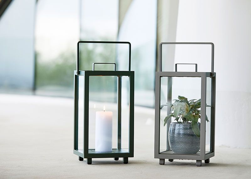 Lighthouse Lantern Taupe Small