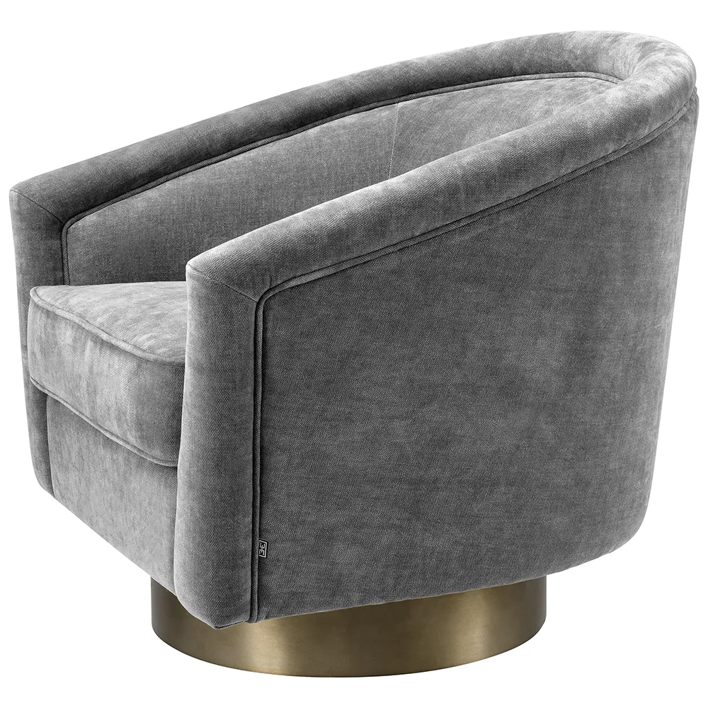 Swivel Chair Catene Clarck grey