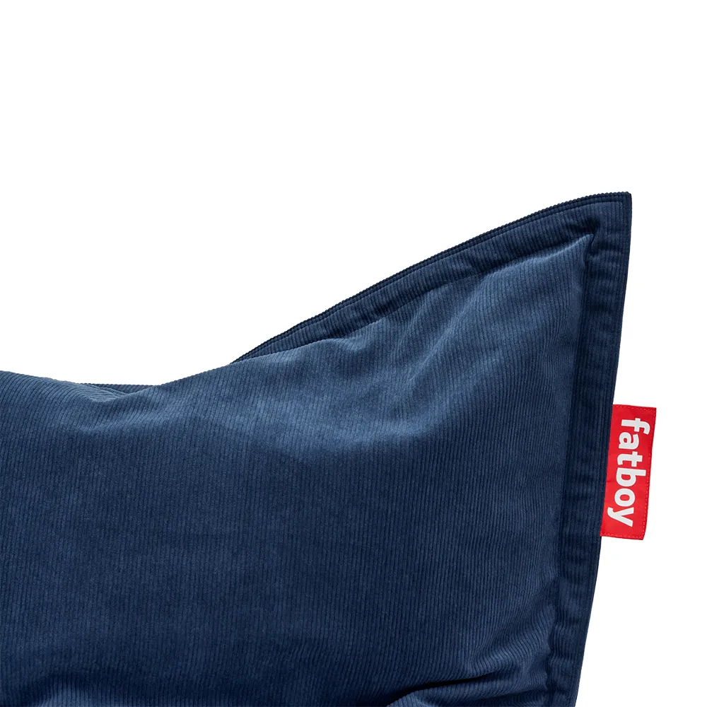 Recycled original slim cord Beanbag deep blue