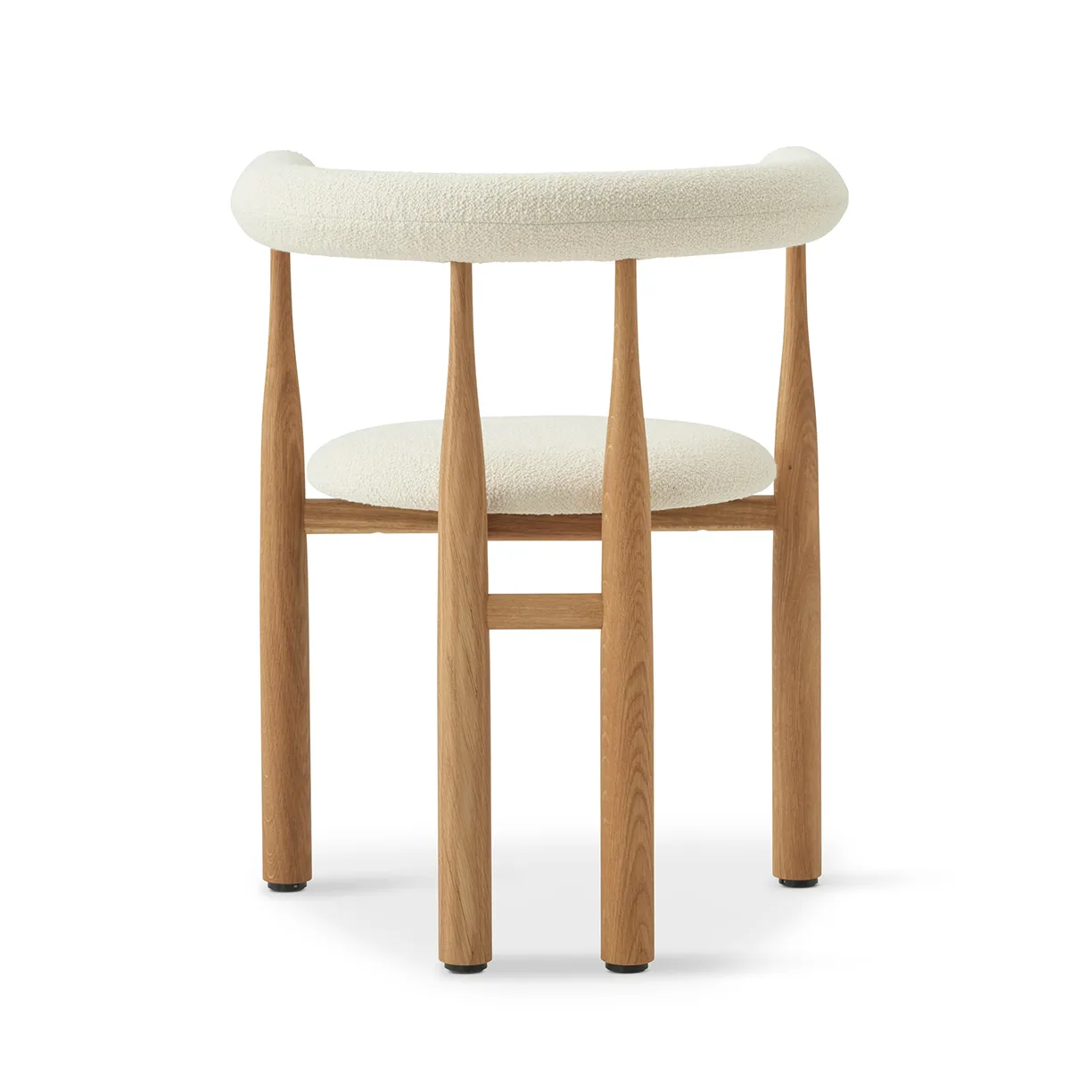 Upholstered Dining Chair Bukowski Oak Lana