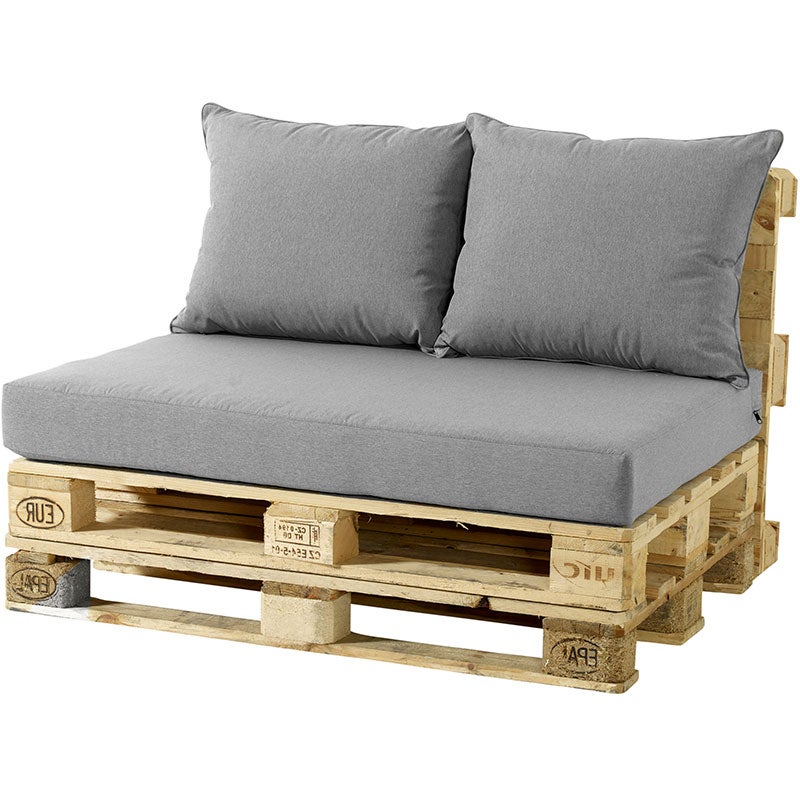 Palle Pallet Cushions Concrete grey