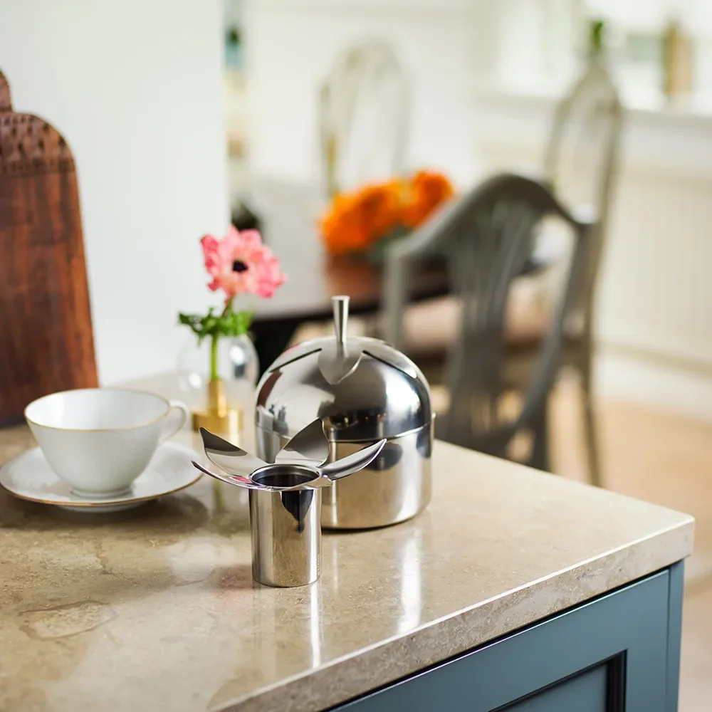 Blad Coffee and Tea Jar Steel Small