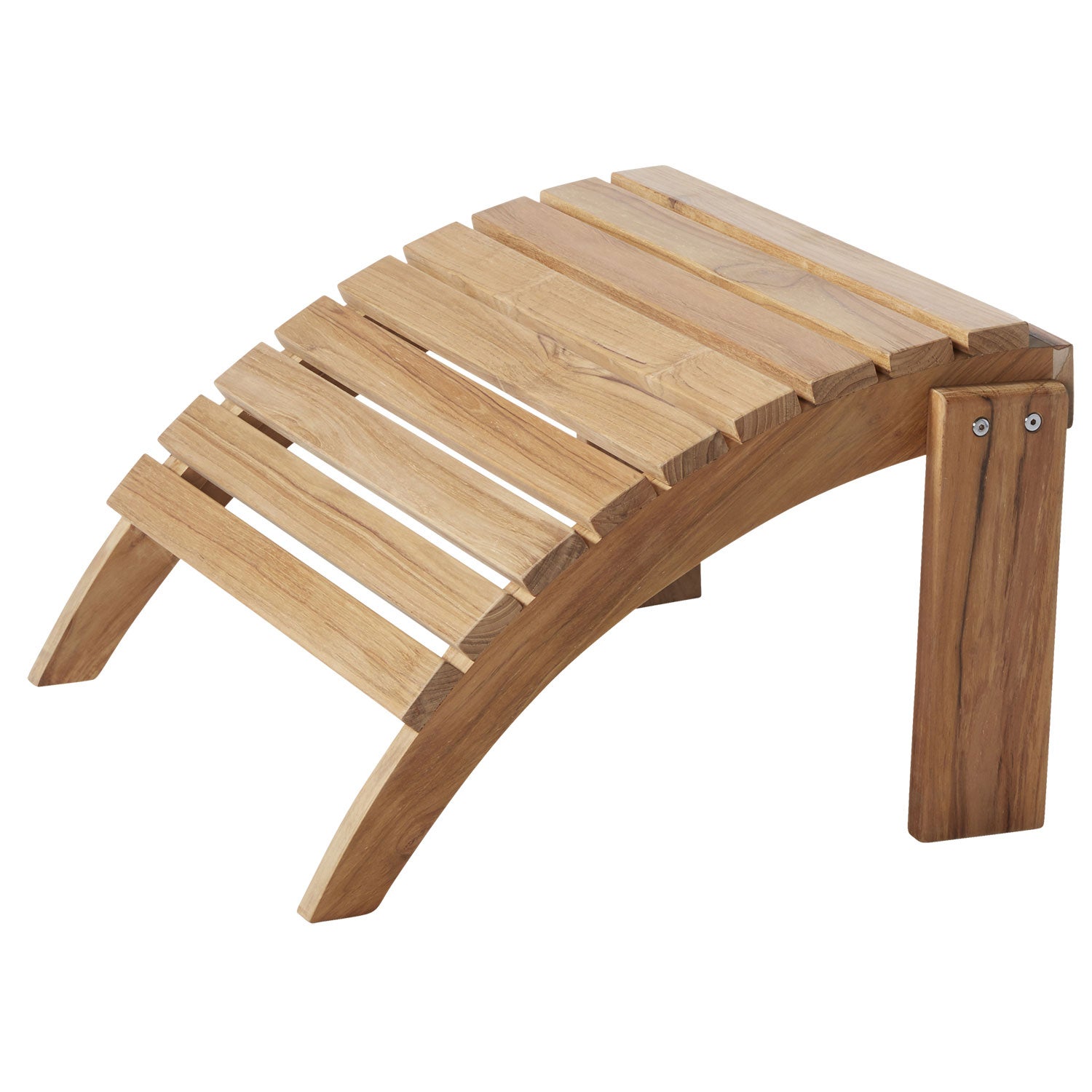 Adirondack deck chair stool teak