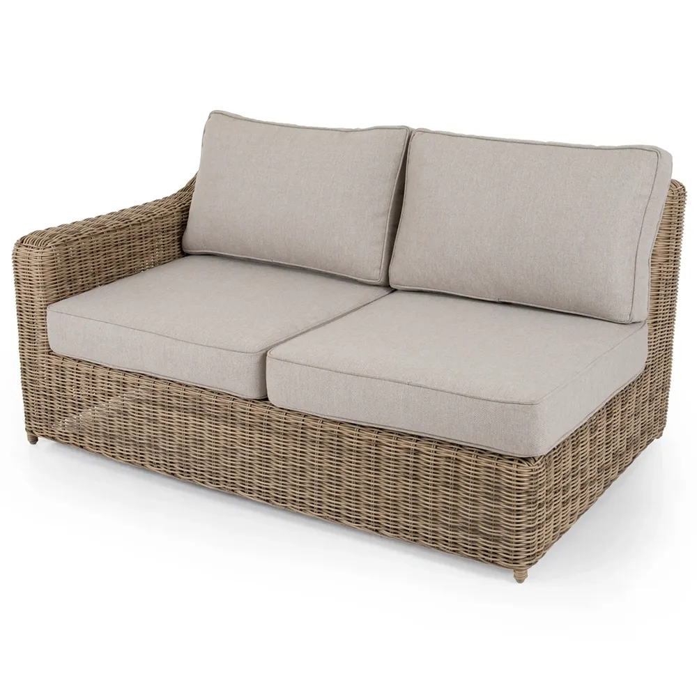Glendon right+left finish rustic synthetic rattan