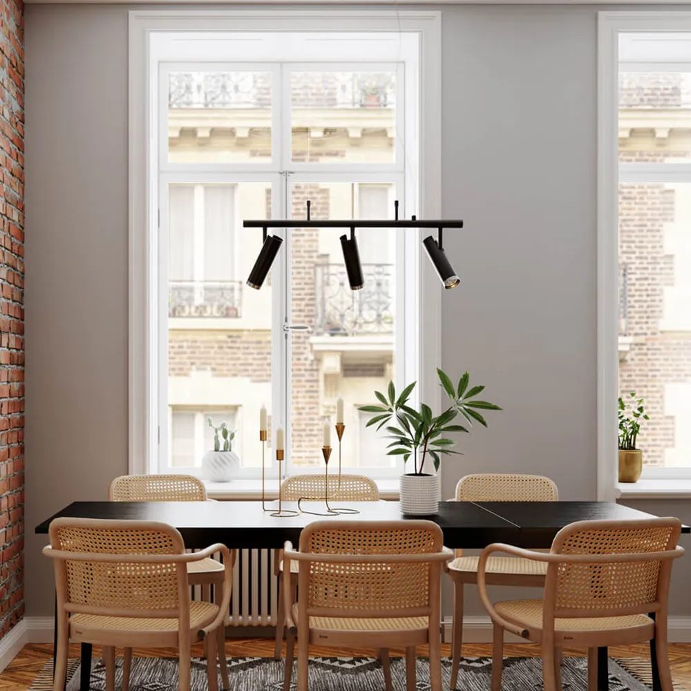 Puls Bar Ceiling light black