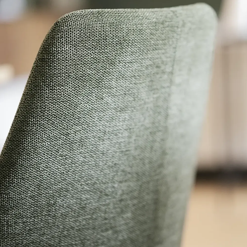 Sierra dining chair green fabric