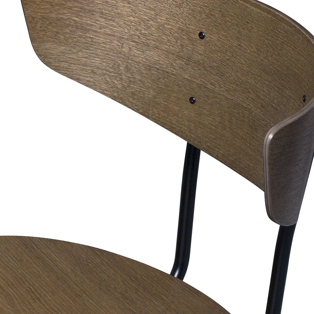 Herman Dining Chair - Dark Stained Oak