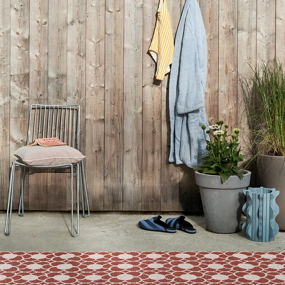 Anya rug Brick/Pearl Pink 70 x 100 cm