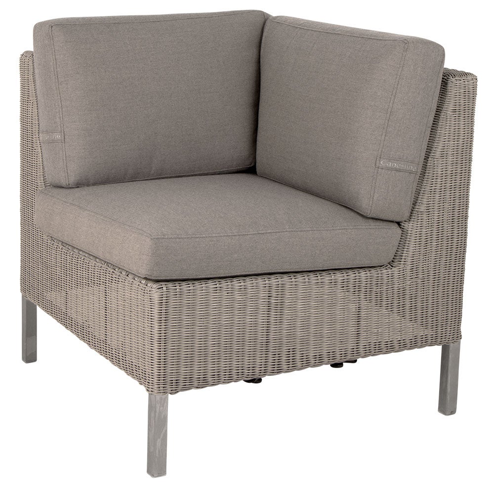 Connect Corner Module High Taupe Artificial Rosewood