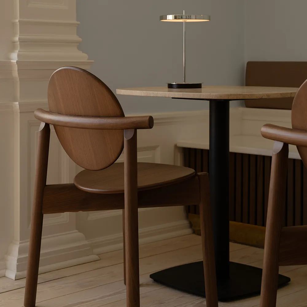 Dining Chair in Walnut Heiko