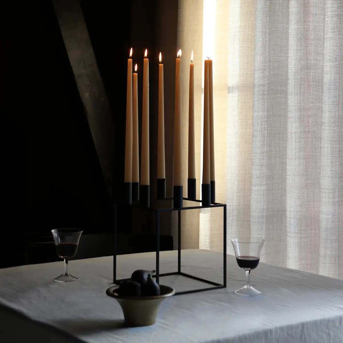 Kubus Candleholder Kubus 8 - Black