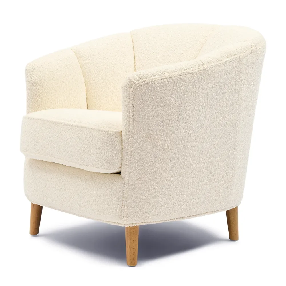 Armchair Rue Royale Ivory White