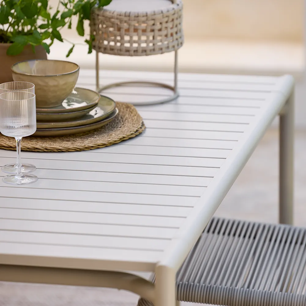 Bliss coffee table/bench Dark green, aluminium