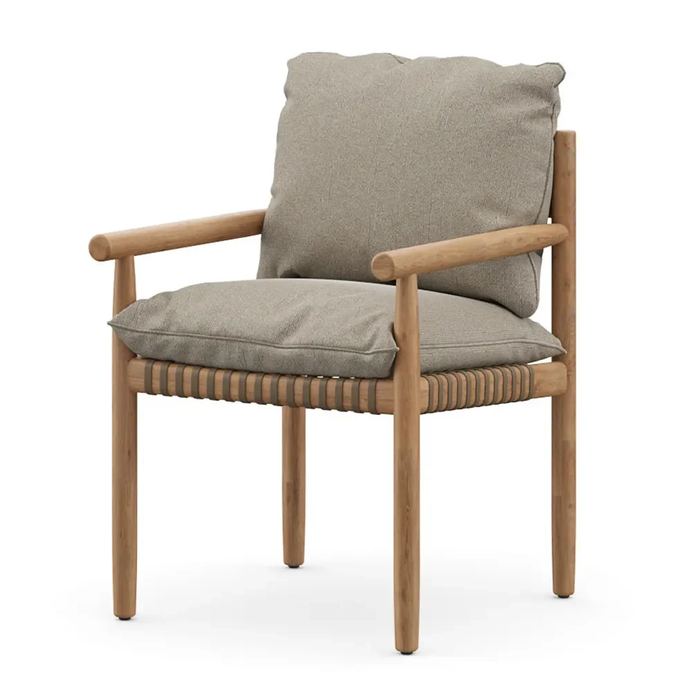 TIBBO armchair BPR teak 0205 vulcano matte 0122