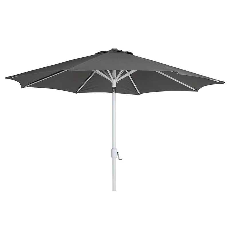 Cambre parasol 250 cm white/grey