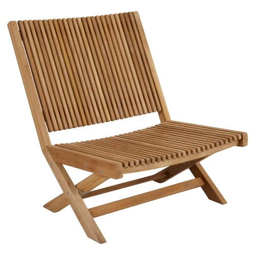 Julita teak lounge armchair