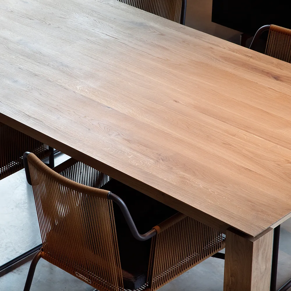 Slice Dining Table 100x220 cm Oak