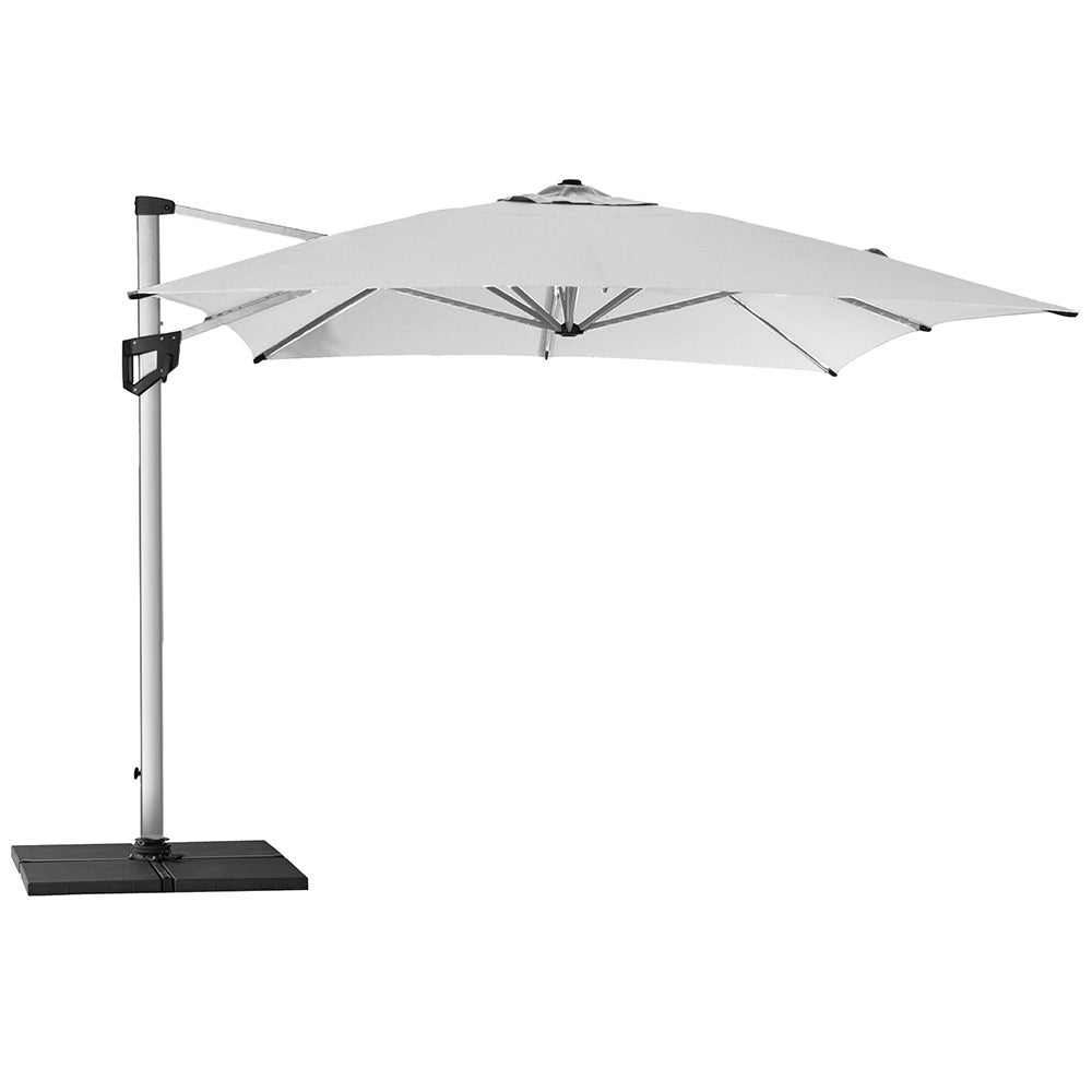 Hyde Luxe 300x400 cm Dusty White free hanging parasol