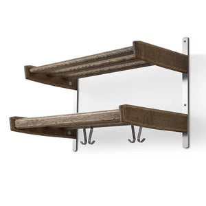 Meja Hat rack 59 cm 2 shelves Smoked Oak
