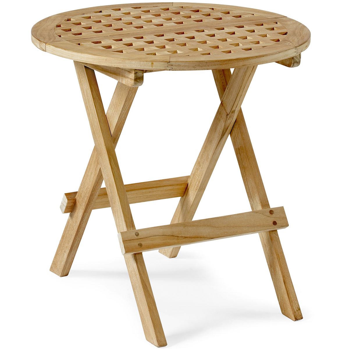 Crete side table 50 cm teak 