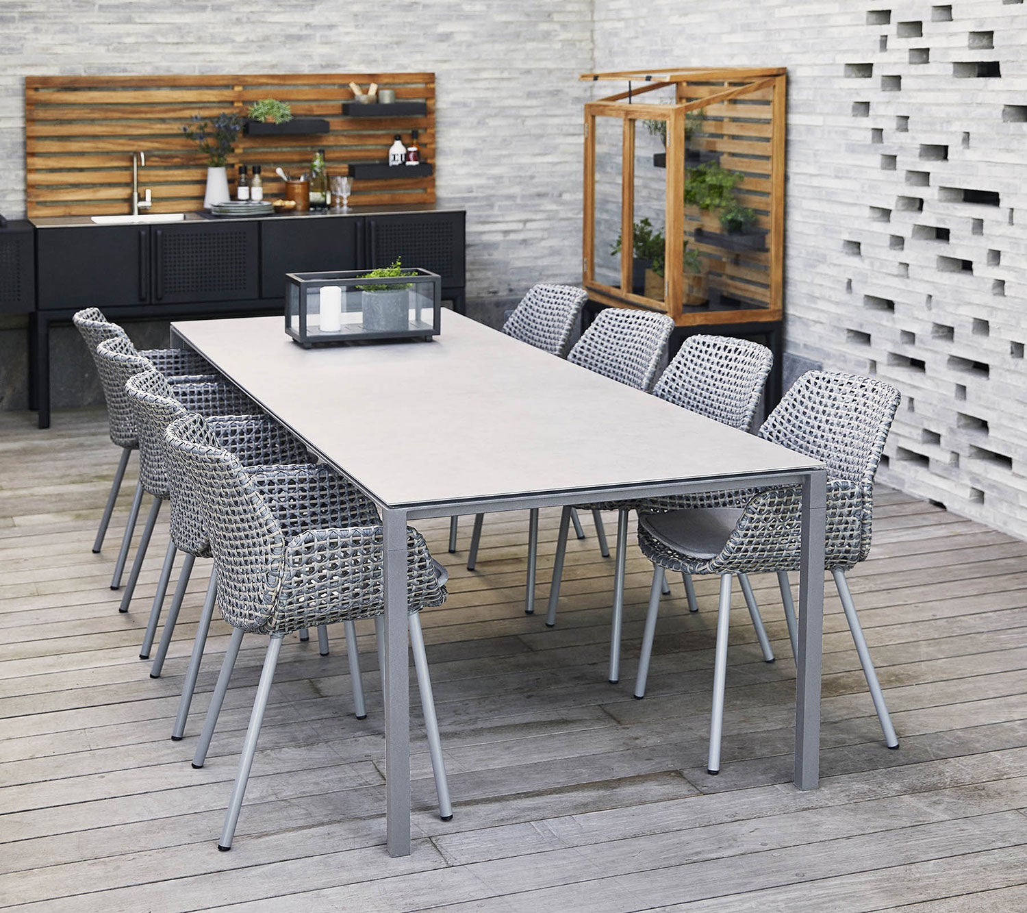 Pure Dining Table 100X280 cm
