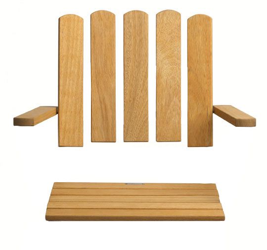 Wooden set A2, 50 Cm Untreated Oak, incl. Screw