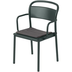 Linear Steel Seat pad Dark Grey 