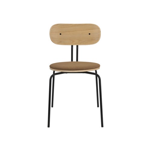 Curious Dining Chair Oak/Black Metal Caramel