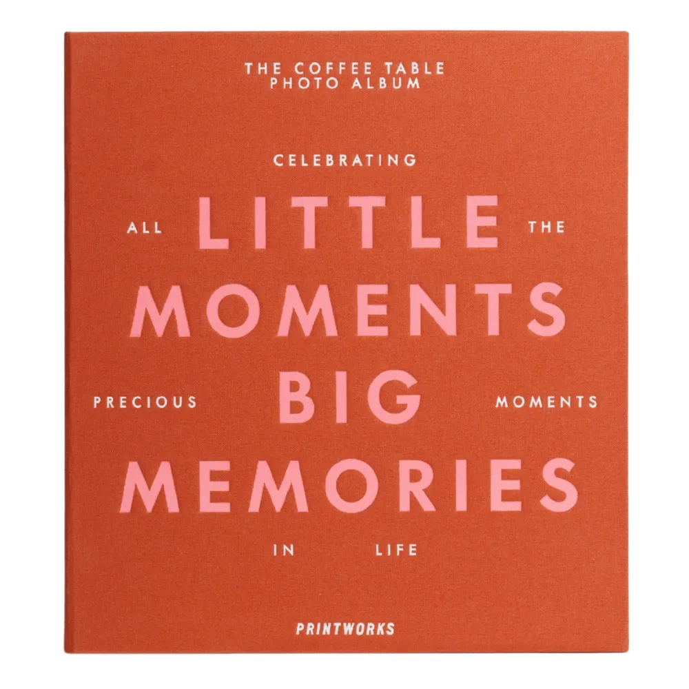 Photo Album - Little Moments Big Memories, Orange