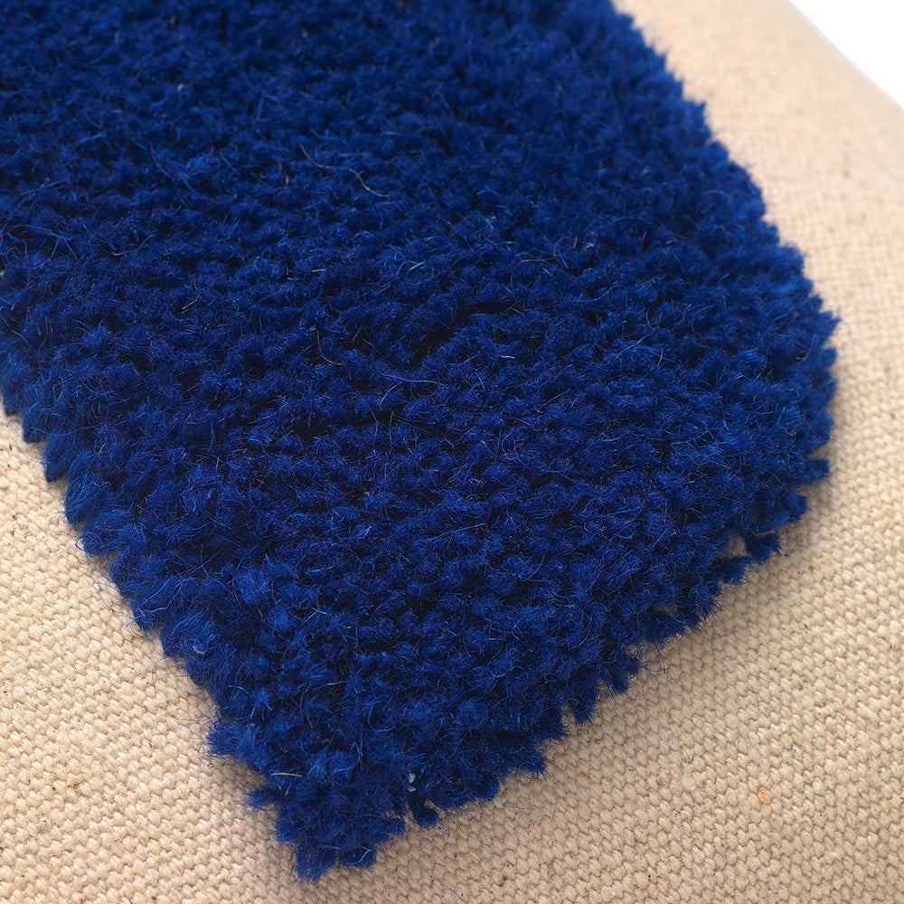 Lay Cushion 60x40 Sand/Br Blue