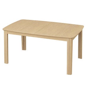 SM107 Dining table 101x160-316-368 cm lacquered oak