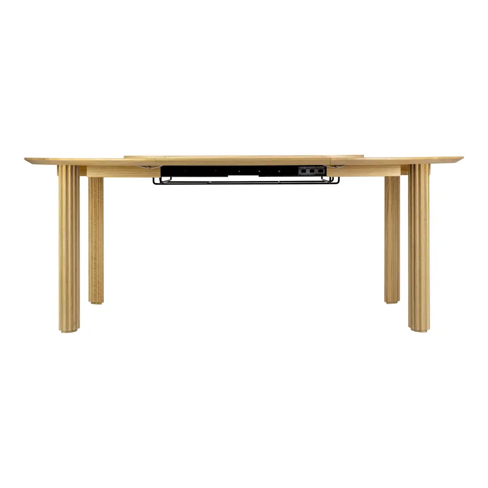 Comfort Circle Dining table with extension 132-202x132 Oak
